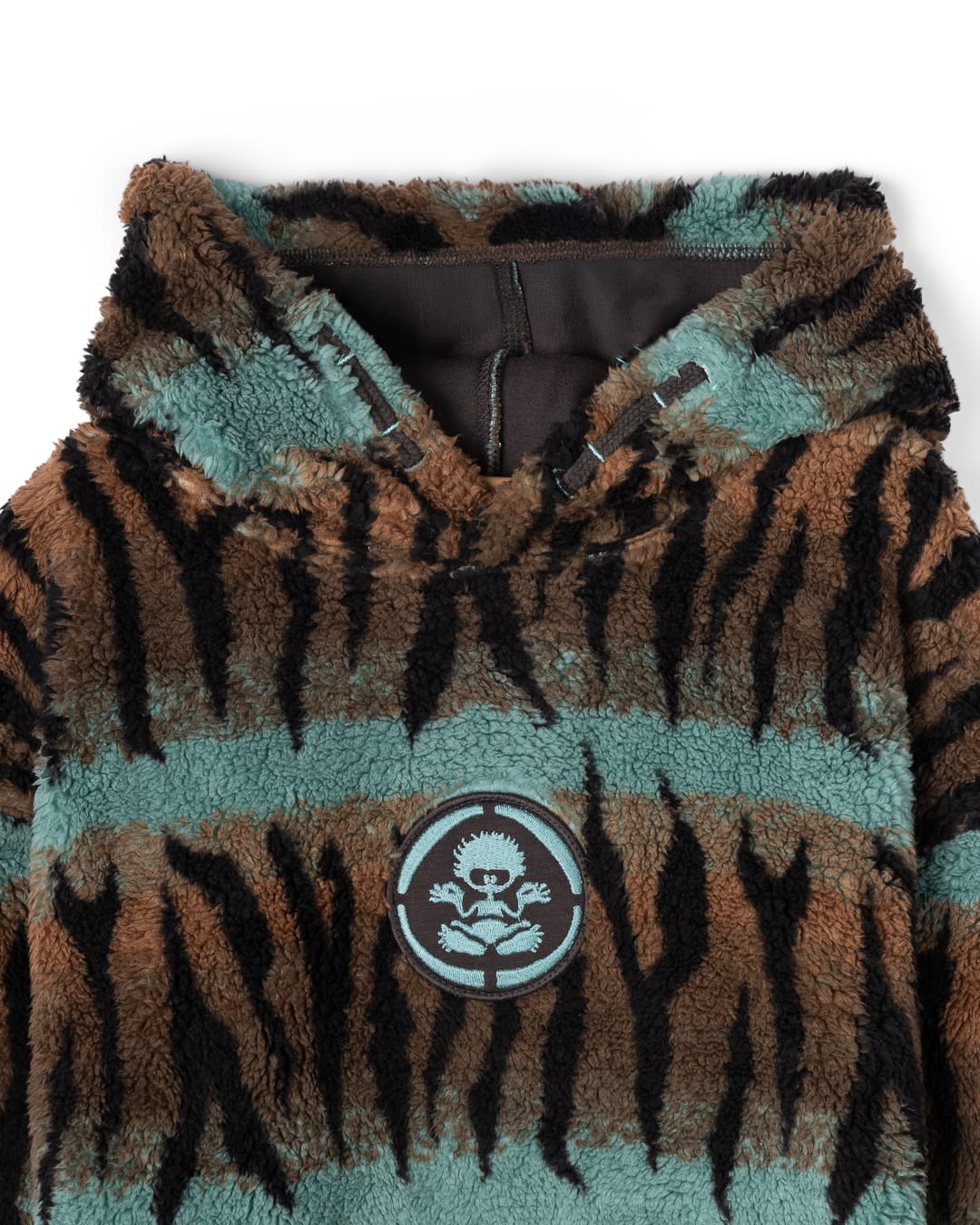Tiger Target Kids Fleece In Brown