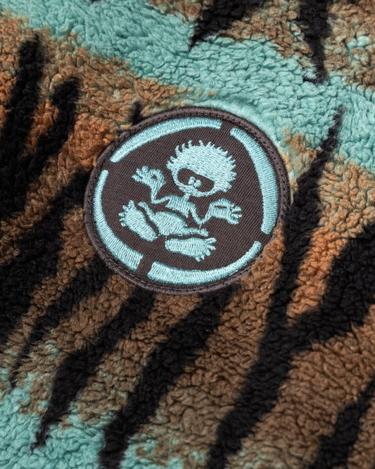 Tiger Target Kids Fleece In Brown