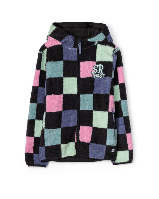Skate Check Kids Fleece In Black