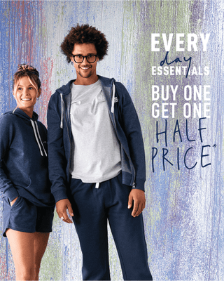 BUY 1 GET 1 HALF PRICE