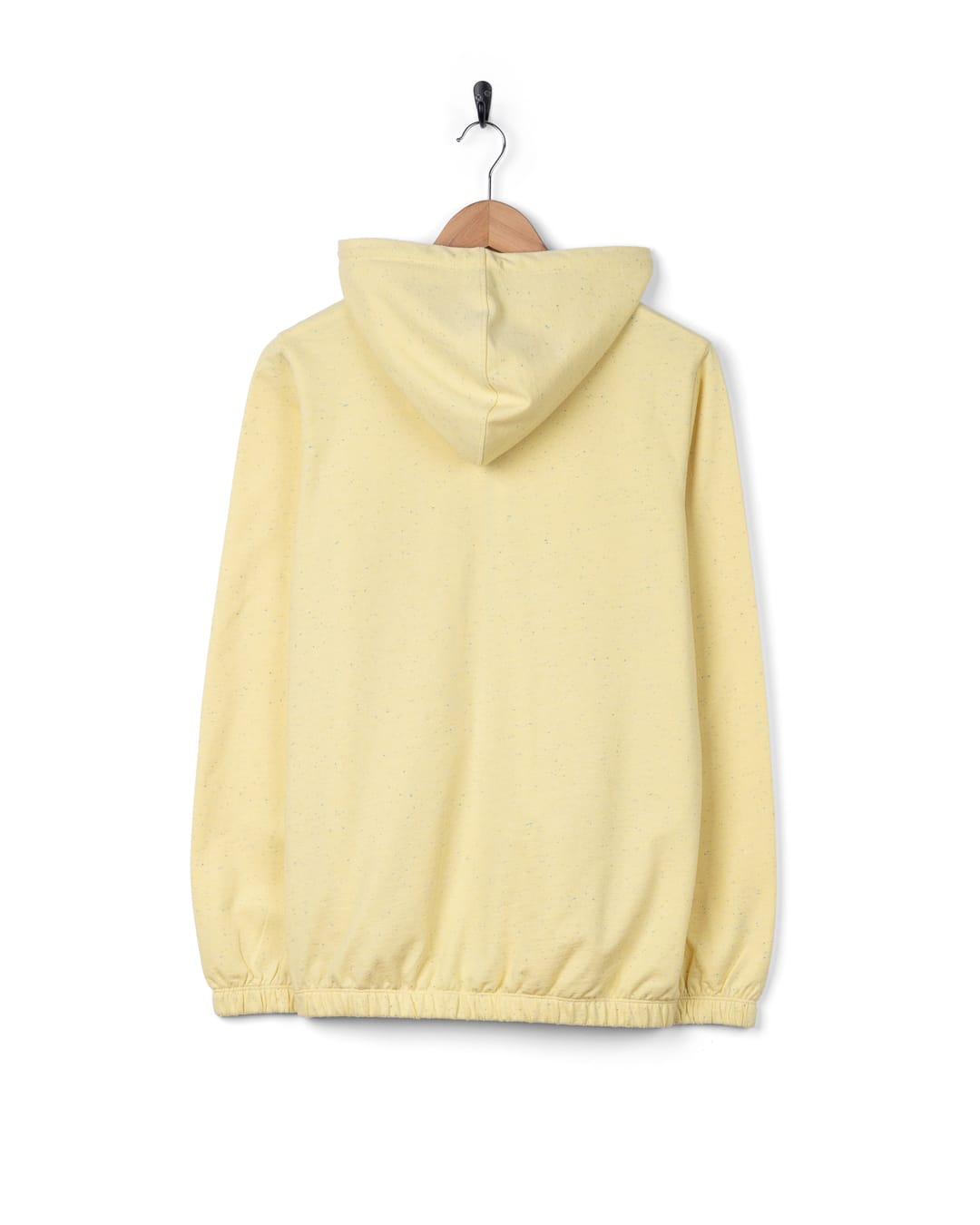 Madern Womens Zip Through Pop Hoodie in Light Yellow