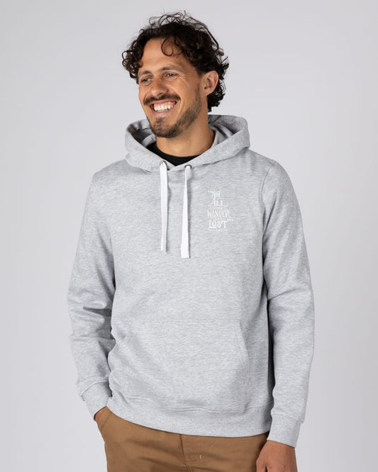 Lost Ships Mens Pop Hood in Grey