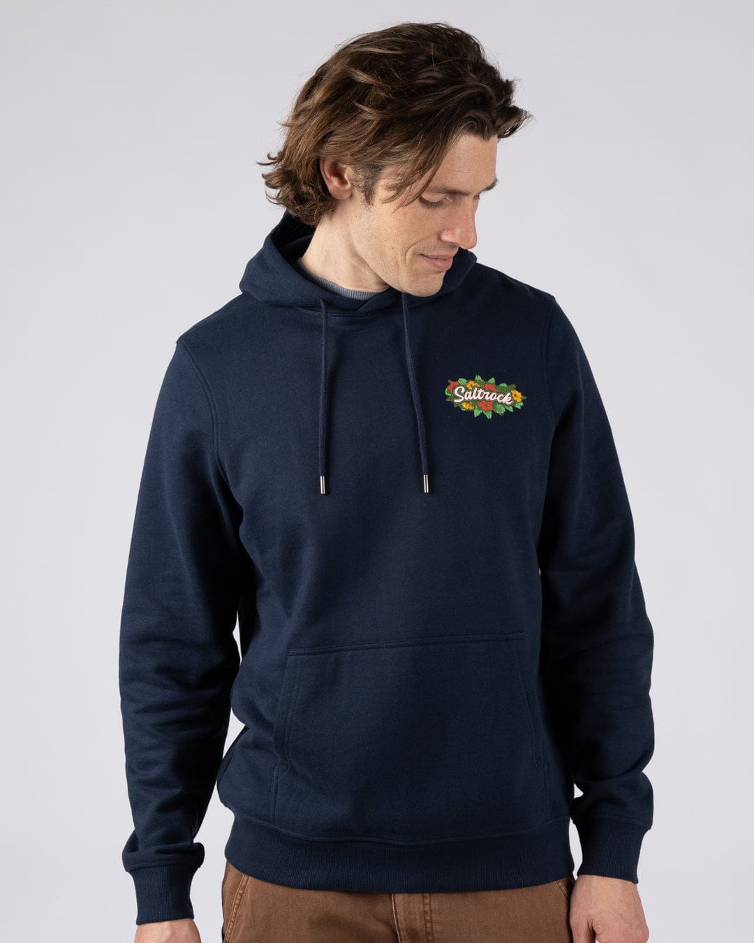 Surf Shack Wales - Mens Pop Hoodie - Blue