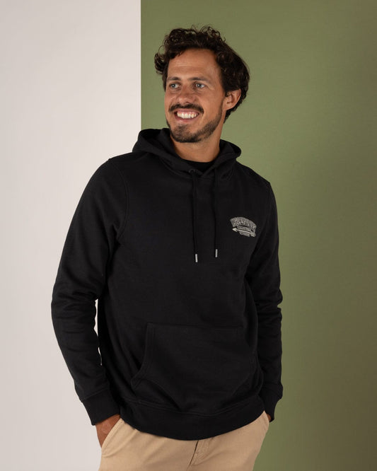 Split - Mens Pop Hoodie - Black