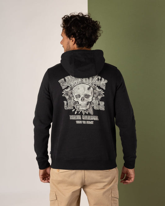 Split - Mens Pop Hoodie - Black