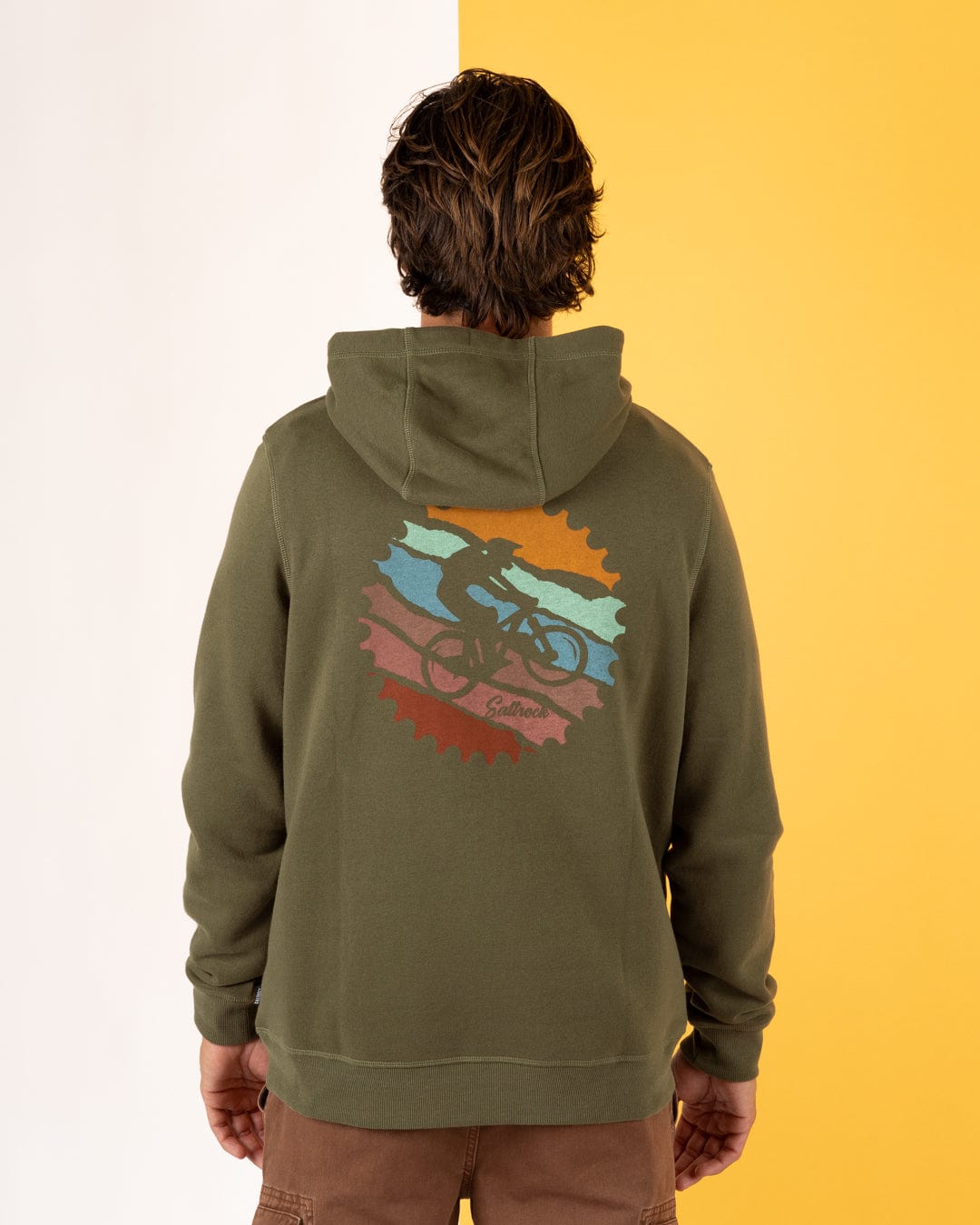 Mtb Colour - Mens Pop Hoodie - Green
