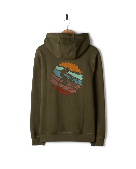 Mtb Colour - Mens Pop Hoodie - Green - AW25