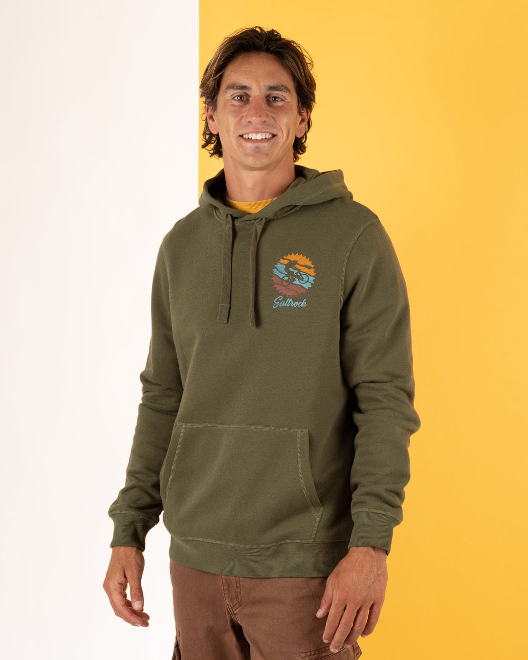 Mtb Colour - Mens Pop Hoodie - Green
