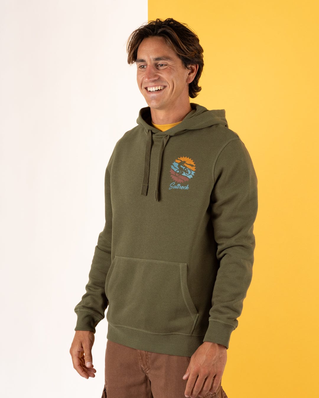 Mtb Colour - Mens Pop Hoodie - Green