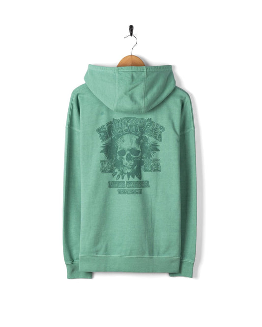 Split Dark - Mens Oversized Pop Hoodie - Light Blue