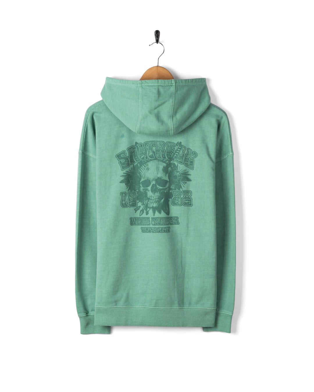 Split Dark - Mens Oversized Pop Hoodie - Light Blue