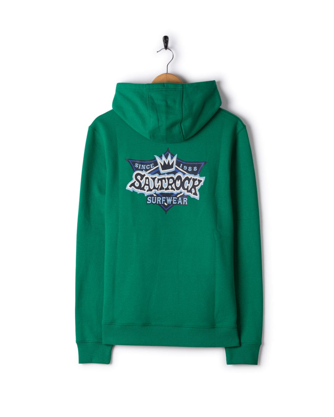 Heritage Shield - Mens Pop Hoodie - Green
