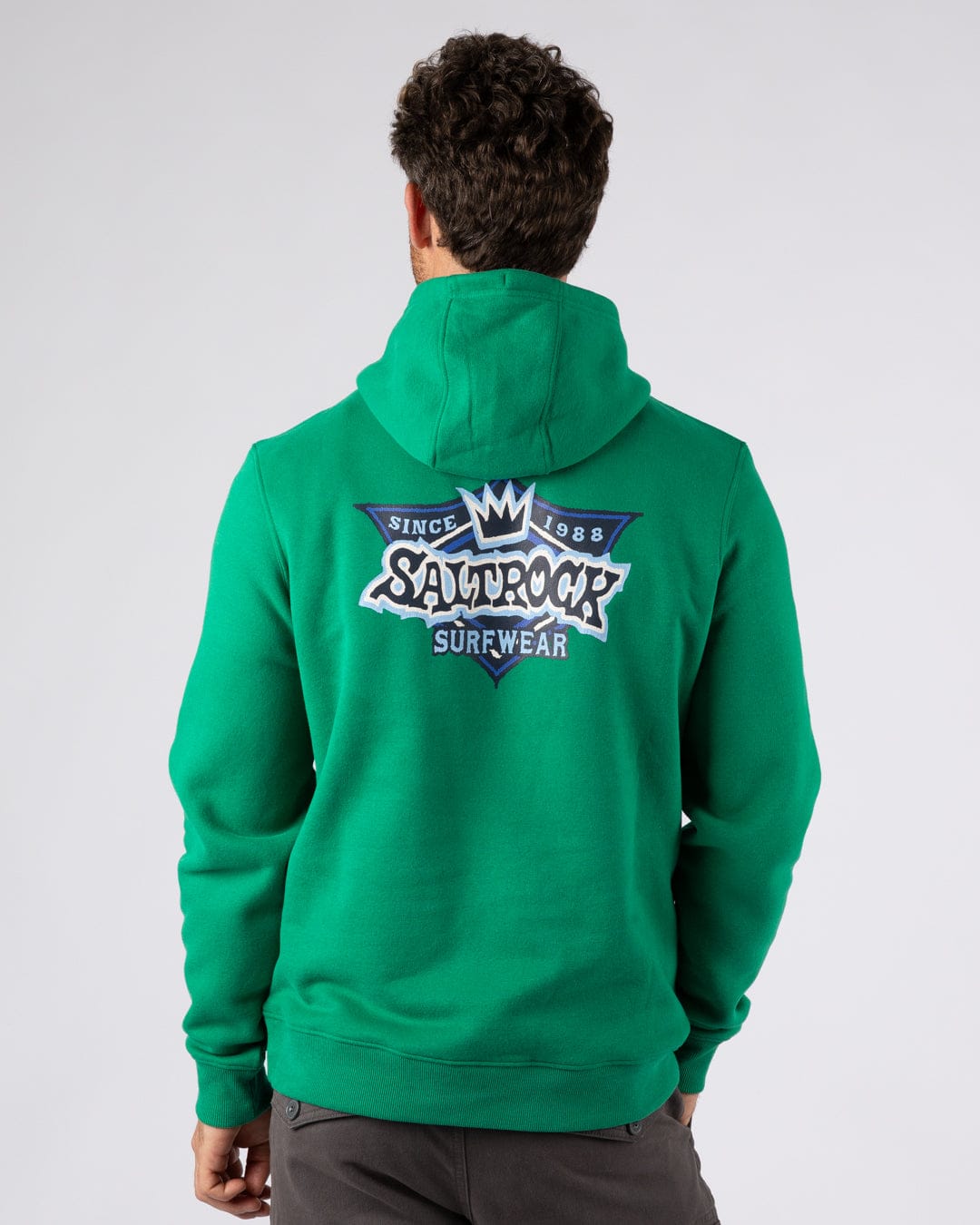 Heritage Shield - Mens Pop Hoodie - Green