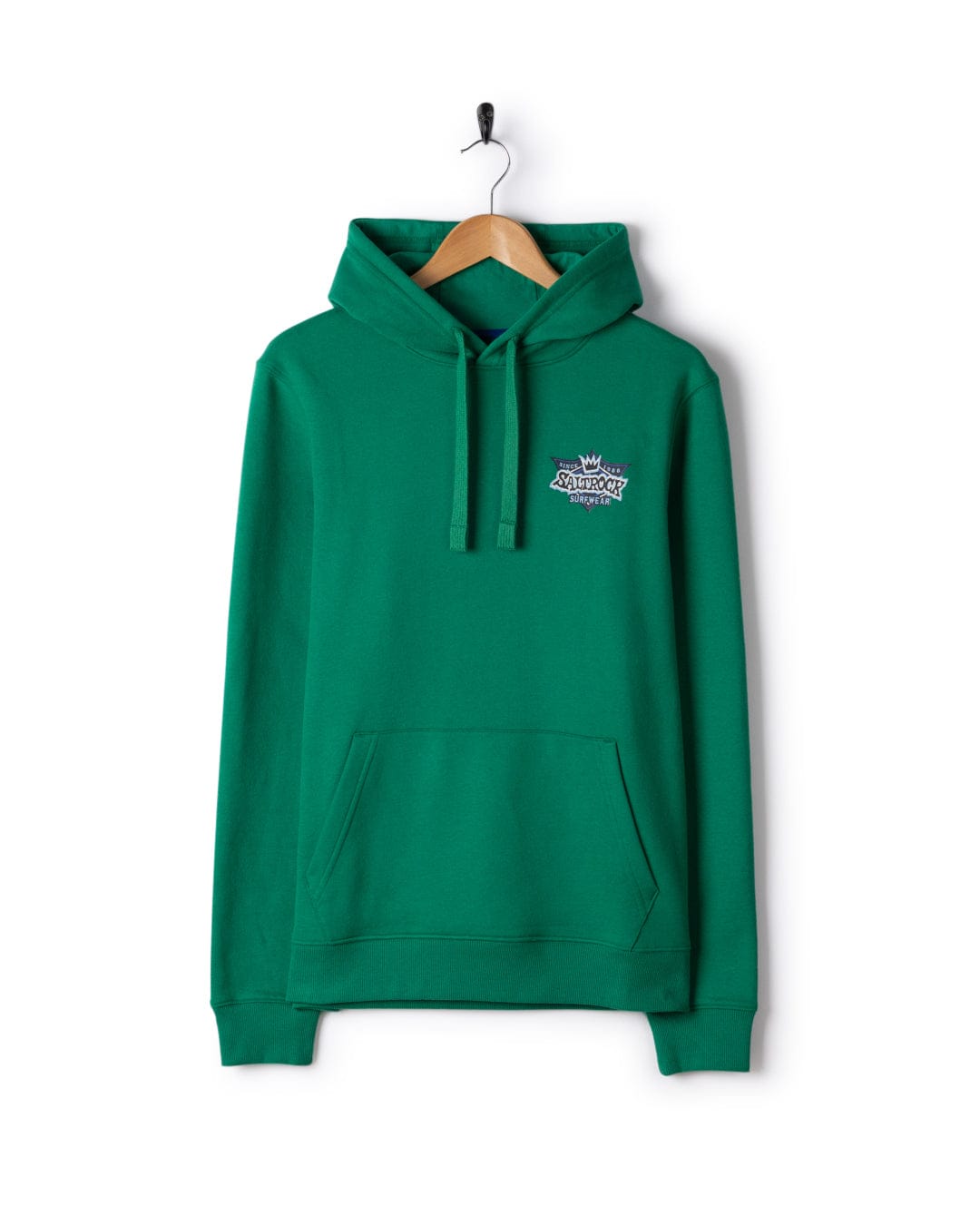 Heritage Shield - Mens Pop Hoodie - Green