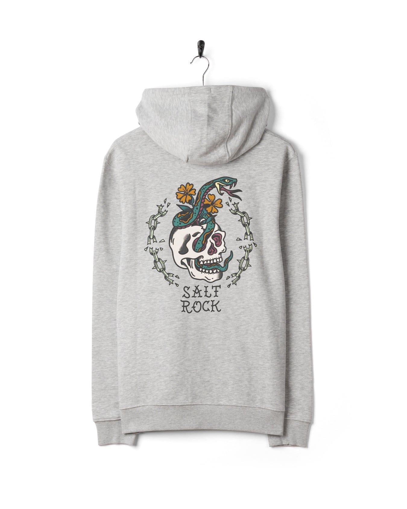 Yesterday's Youth  Mens Pop Hoodie in Grey