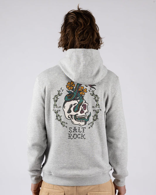 Yesterday's Youth  - Mens Pop Hoodie - Grey