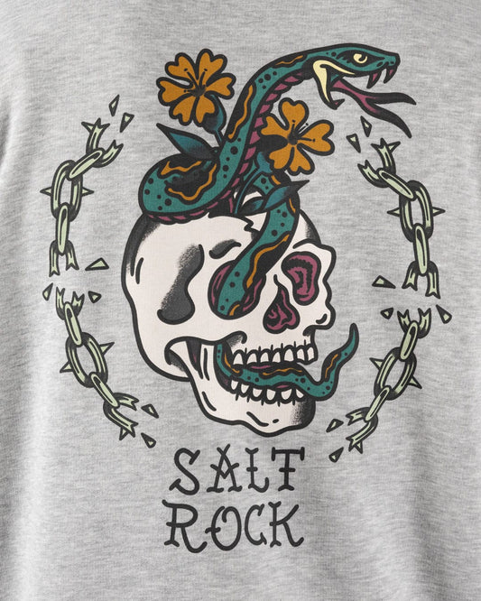 Yesterday's Youth  - Mens Pop Hoodie - Grey