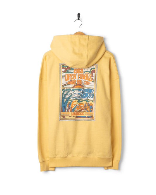 Open Finals - Mens Pop Hoodie - Yellow