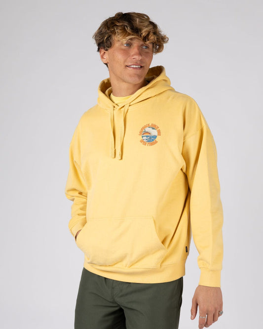 Open Finals - Mens Pop Hoodie - Yellow
