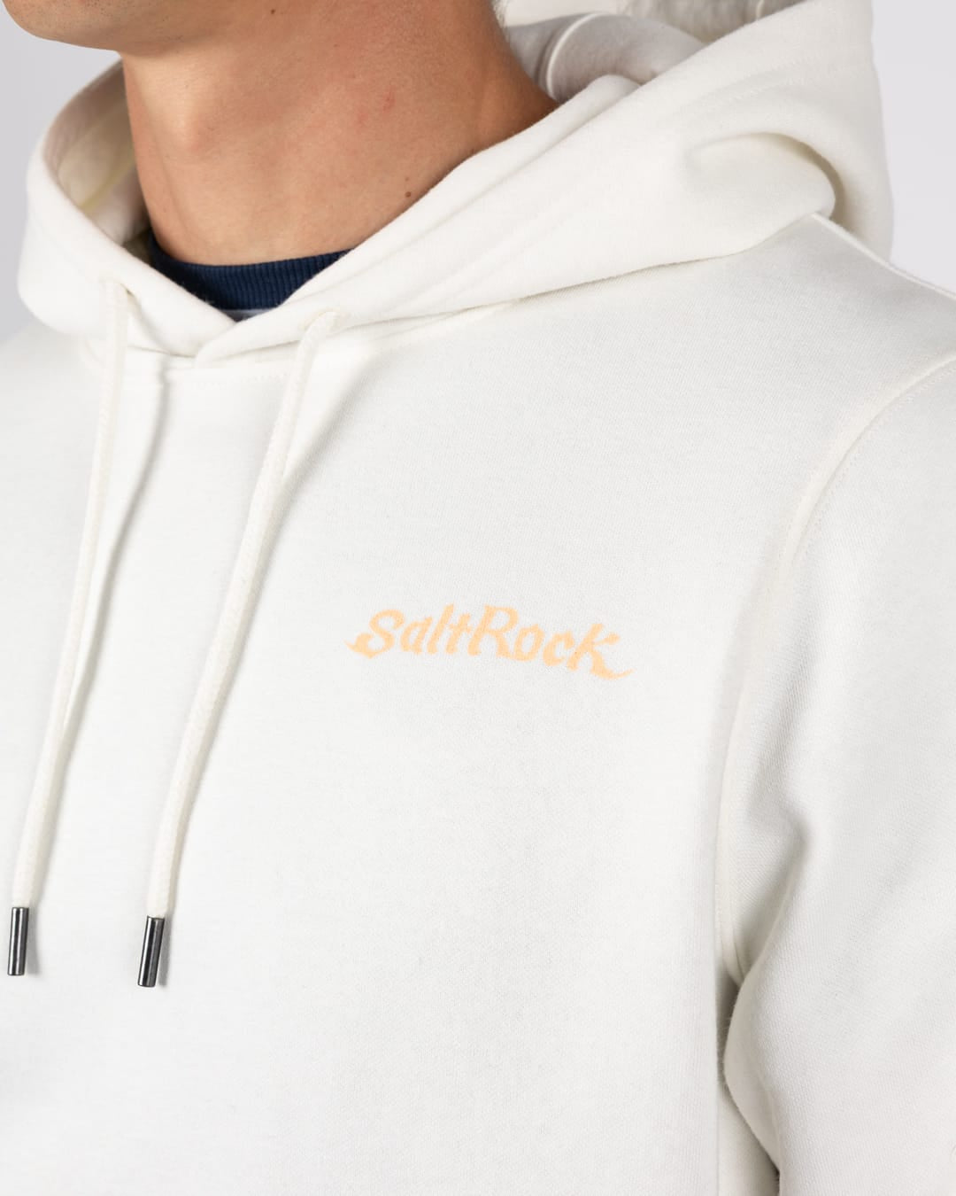 Beach Break Mens Pop Hoodie in Cream