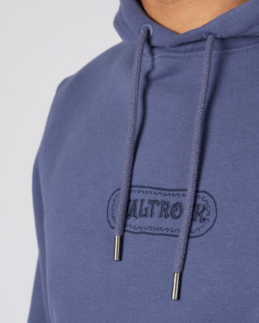 Cult Mens Pop Hoodie in Blue