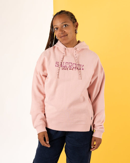 Blossom - Womens Oversized Pop Hoodie - Pink