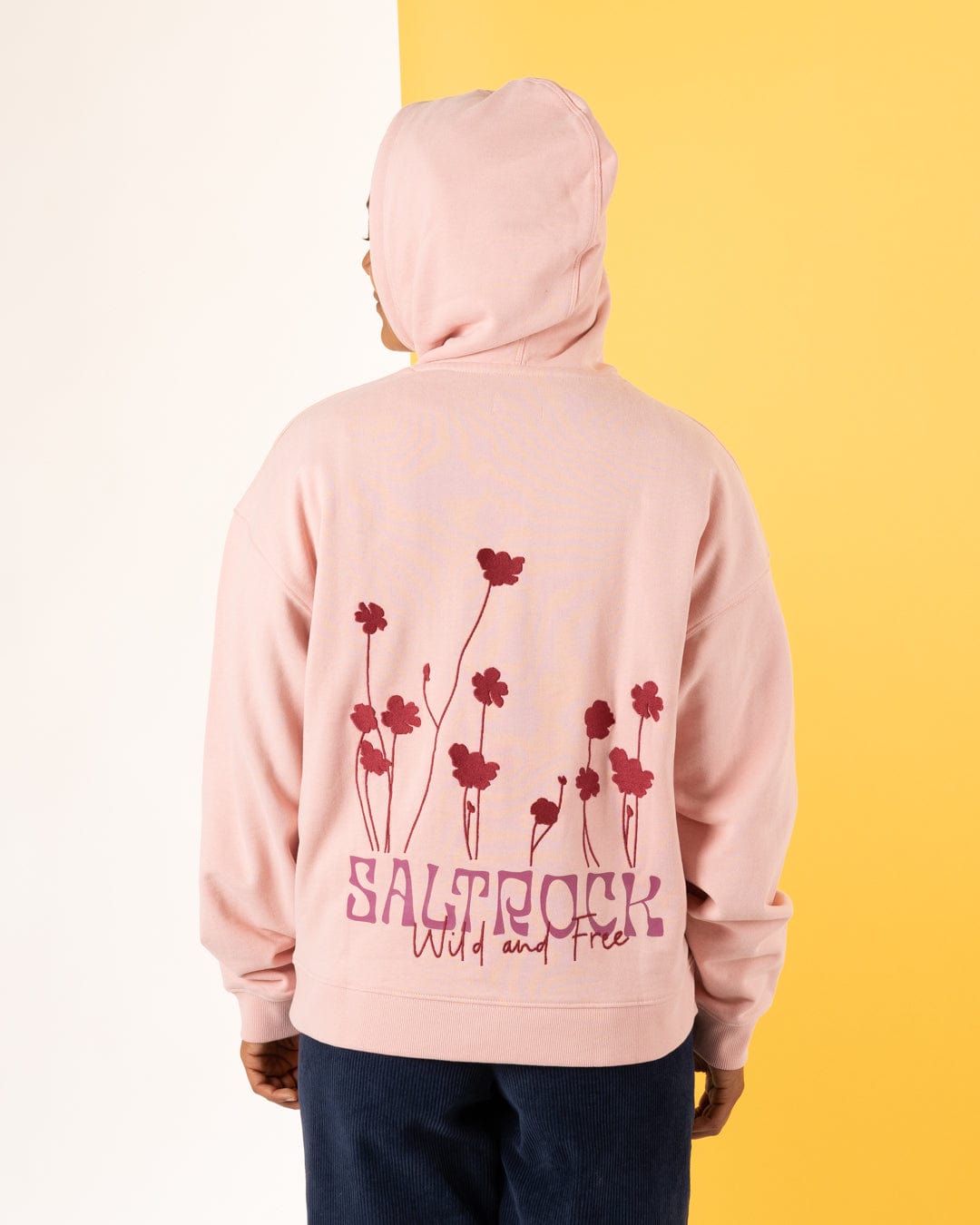 Blossom - Womens Oversized Pop Hoodie - Pink
