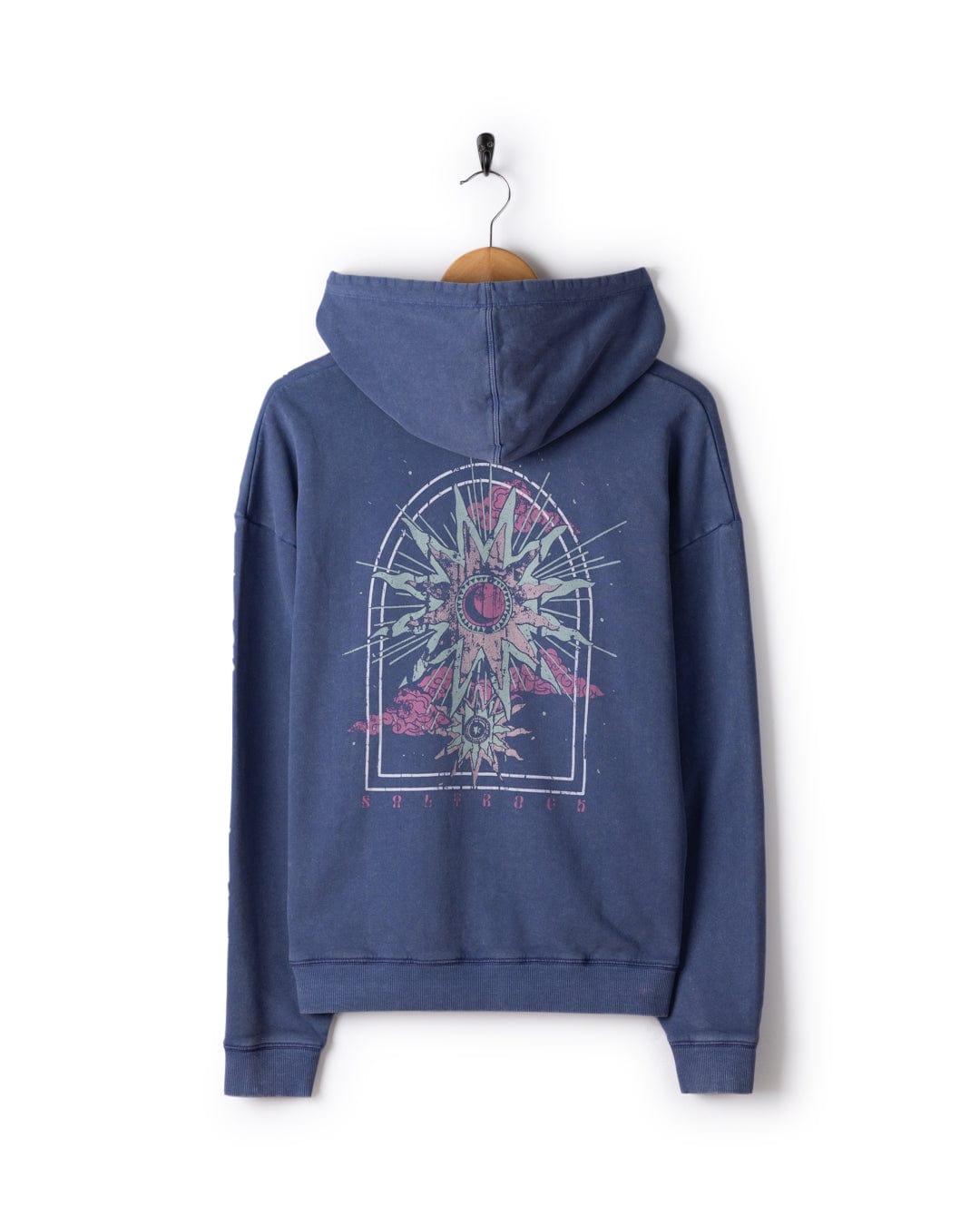 Eclipse - Womens Oversized Pop Hoodie - Purple