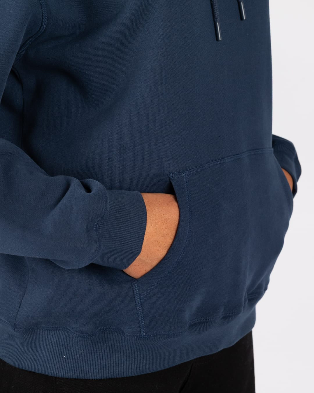 Mountain Calling Womens Oversized Pop Hoodie in Blue