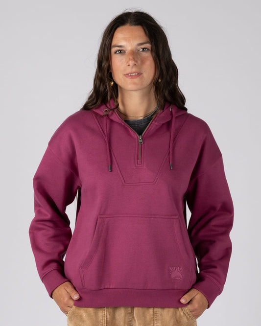 Take It Easy - Oversized Pop Hood - PURPLE