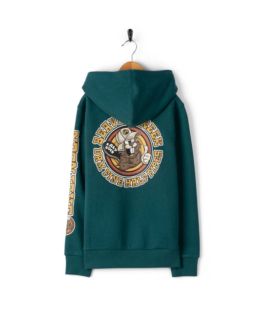 Beaver Creek - Kids Pop Hoodie - Teal