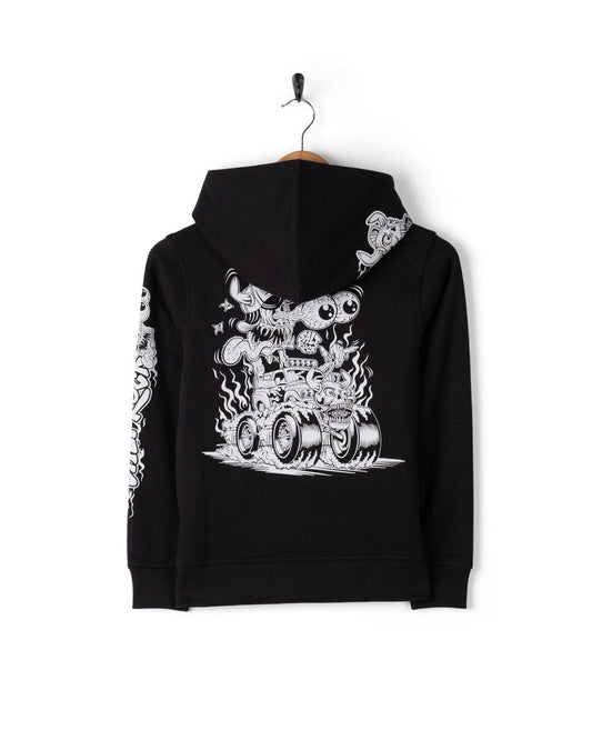 Creeper Cruise Control - Kids Pop Hoodie - Black