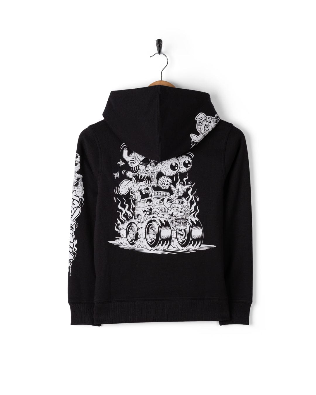Creeper Cruise Control - Kids Pop Hoodie - Black