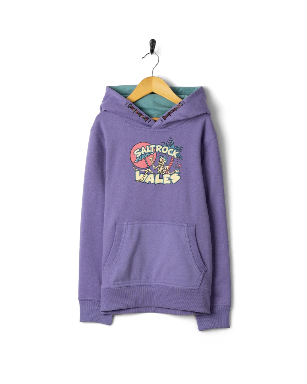 Sip “N” Dip Devon  - Kids Pop Hoodie Wales - Purple