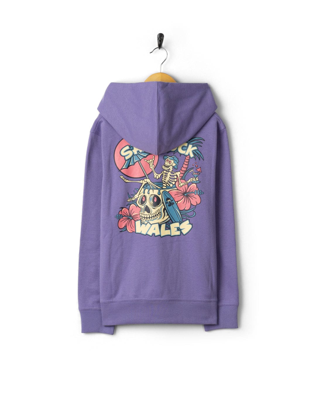 Sip “N” Dip Devon  - Kids Pop Hoodie Wales - Purple