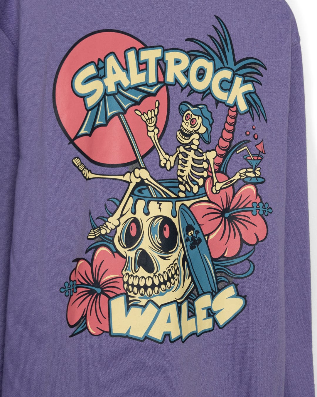 Sip “N” Dip Devon  - Kids Pop Hoodie Wales - Purple