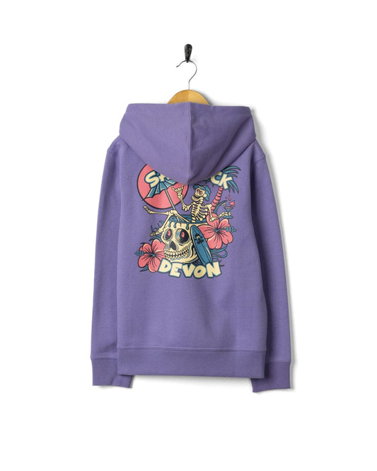 Sip “N” Dip Devon  - Kids Pop Hoodie Devon - Purple