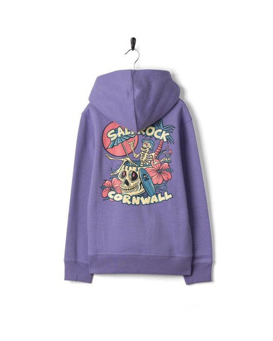 Sip “N” Dip Devon  - Kids Pop Hoodie Cornwall - Purple