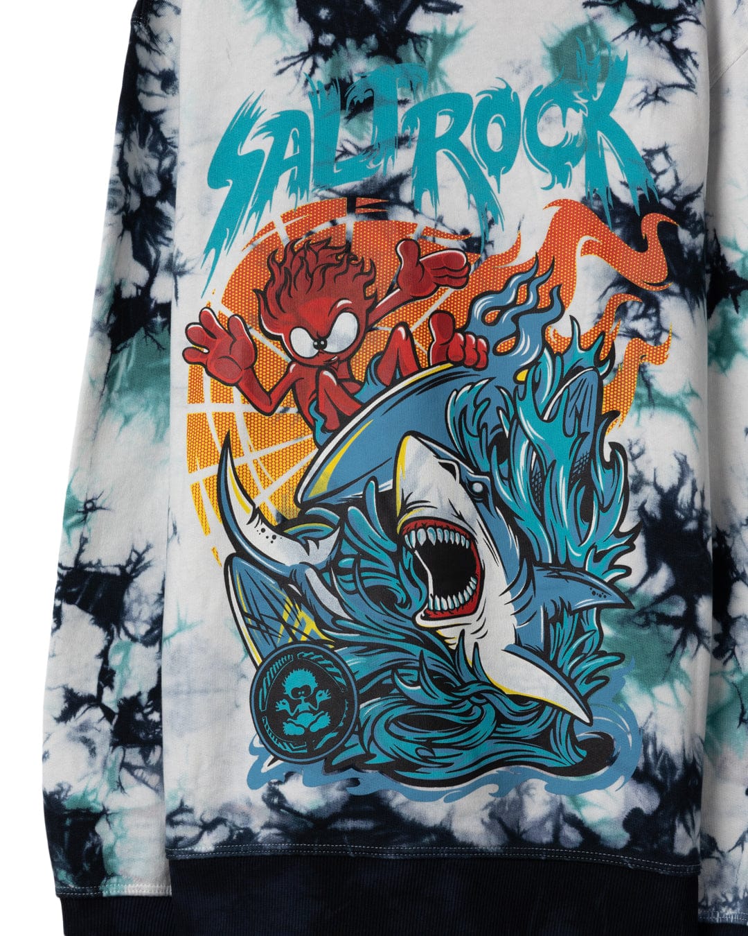 Jaws Kids Pop Hoodie in Bright Blue