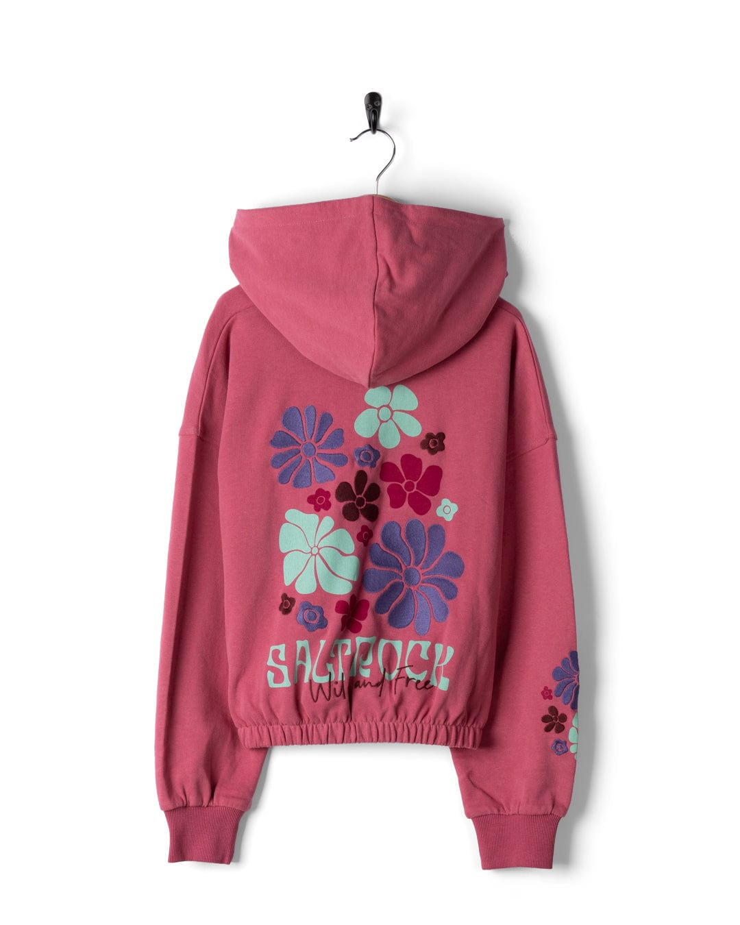 Bloom - Kids Pop Hoodie - Dark Pink