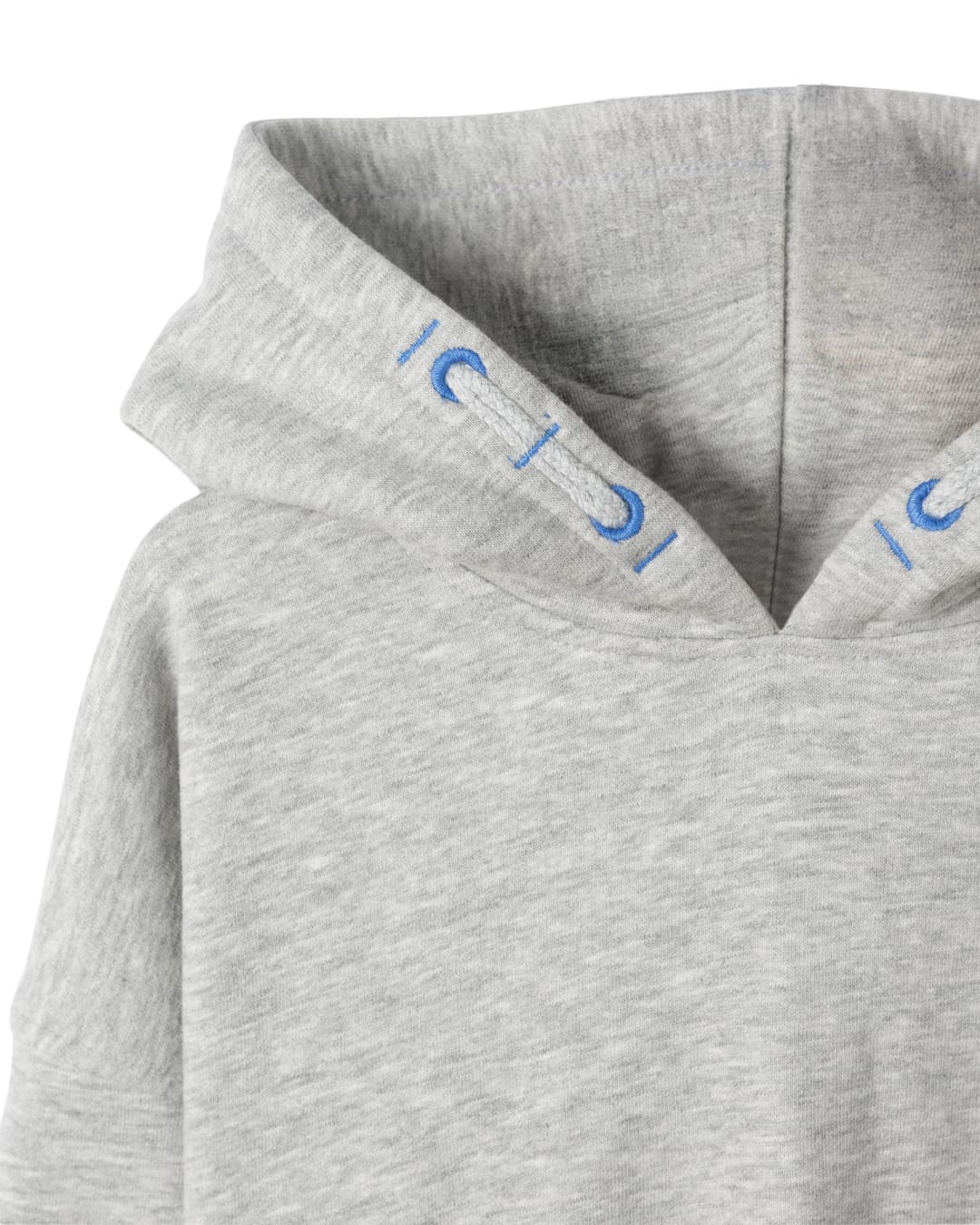 Surf Synergy Kids Cropped Pop Hoodie in Grey