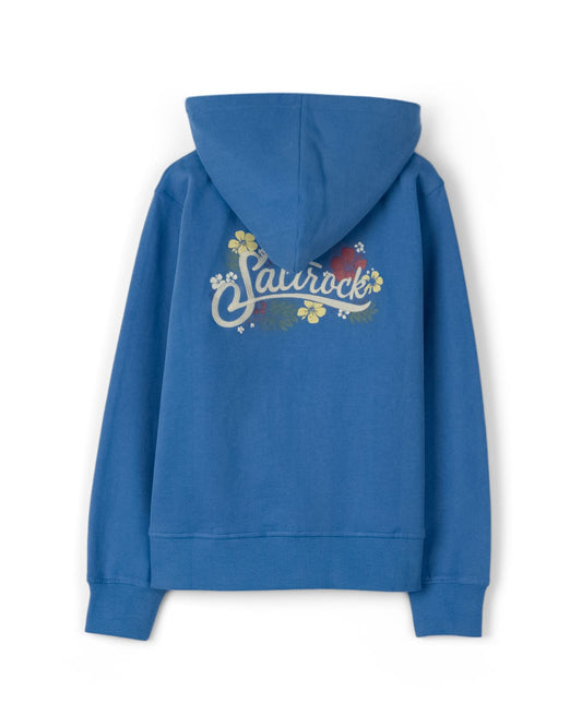Tropic Kids Zip Hoodie in Blue