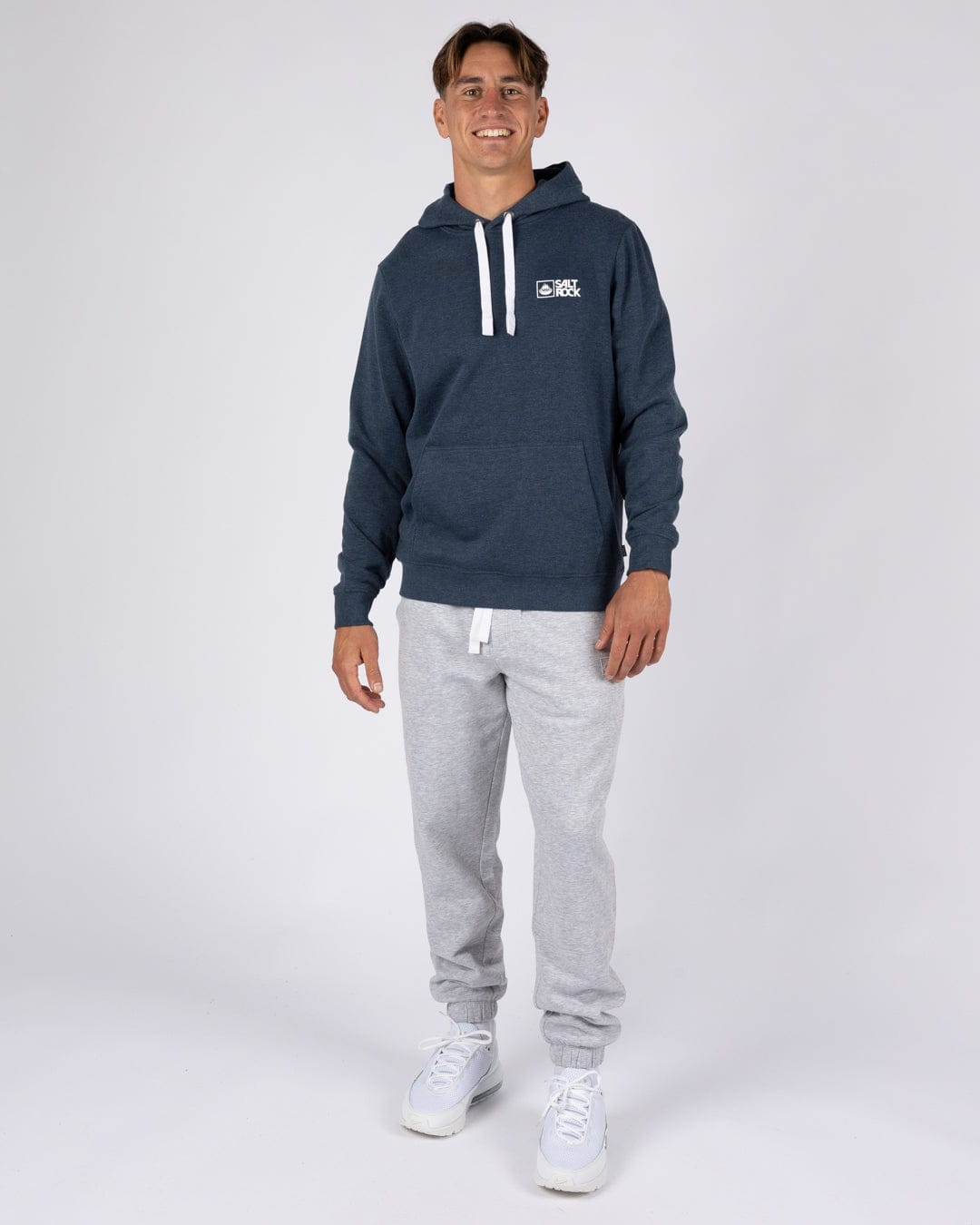 Saltrock Original - Mens Pop Hood - Blue Marl