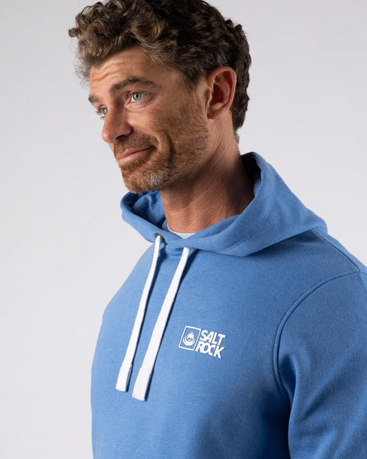Saltrock Original - Mens Pop Hoodie - Blue
