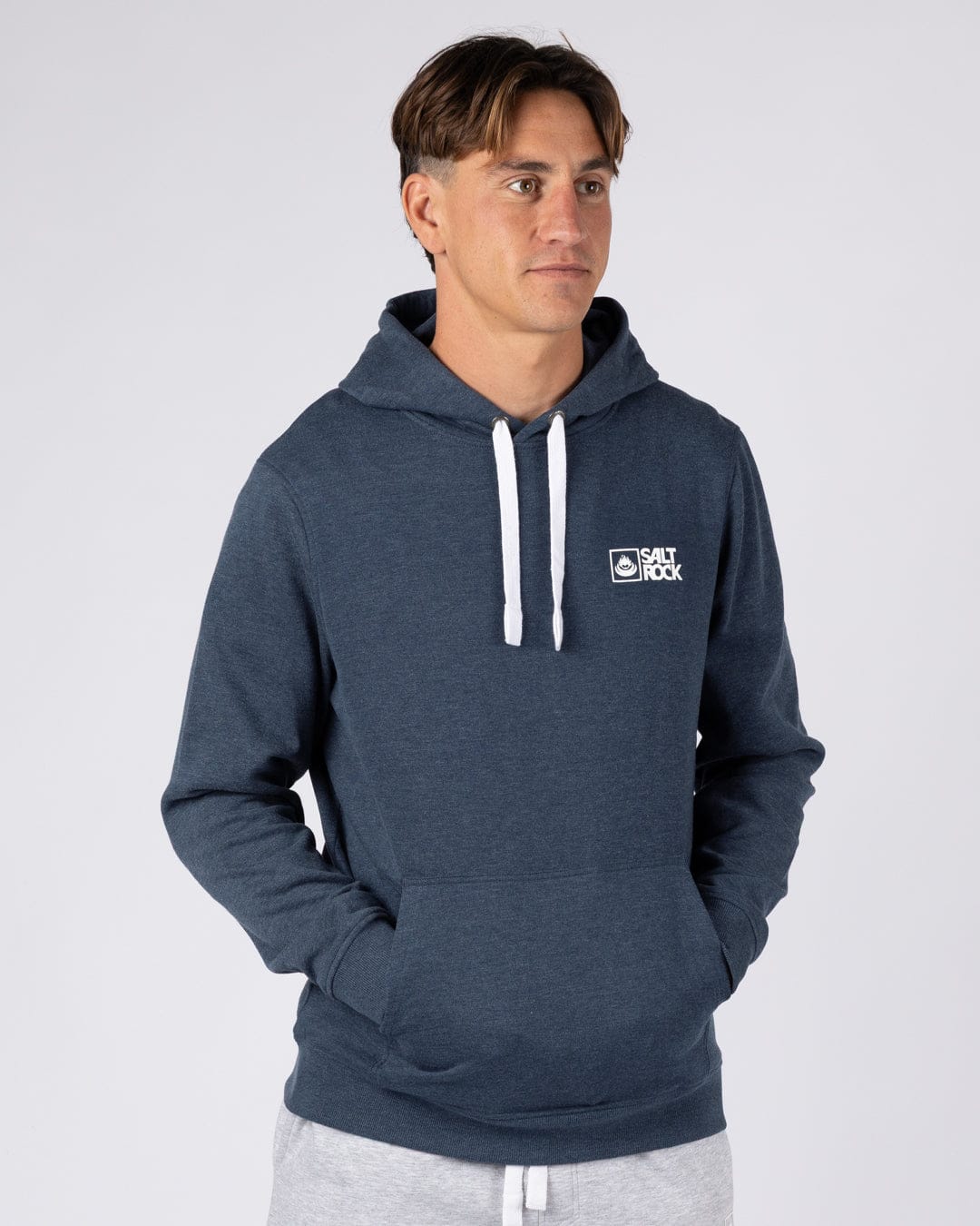 Saltrock Original - Mens Pop Hood - Blue Marl