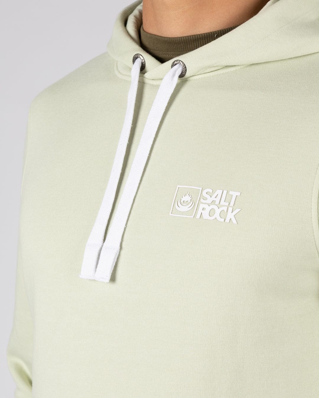 Saltrock Original - Mens Pop Hoodie - Light Green