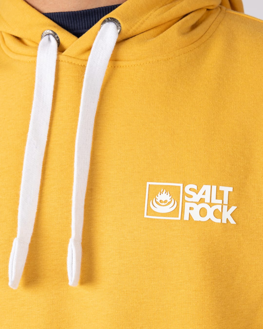 Essential Mens Pop Hoodie in Yellow