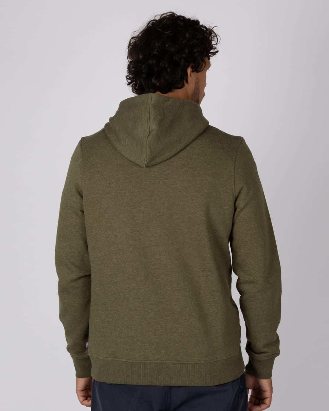 Essential Mens Pop Hoodie in Green
