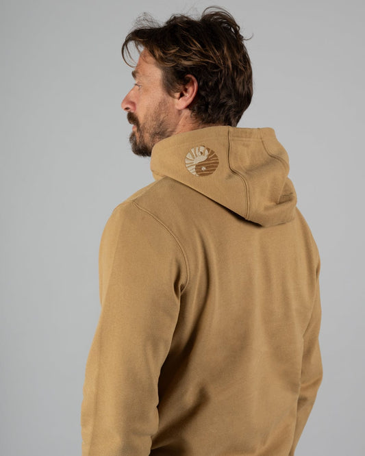 Lost At Last - Mens Pop Hood - Brown
