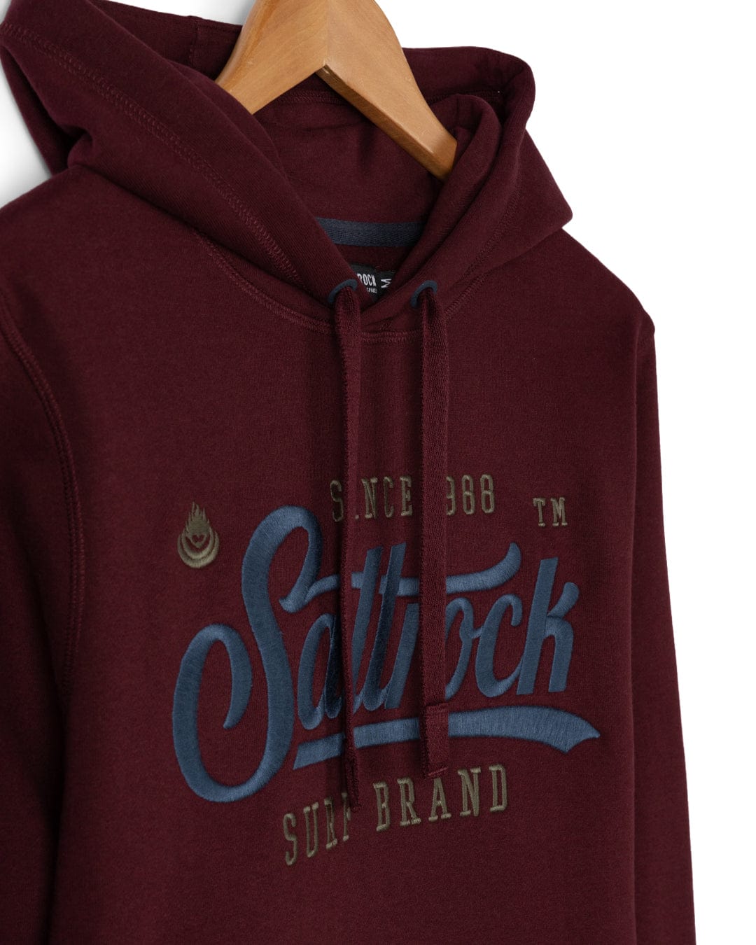 Pitcher Embroidery - Mens Pop Hoodie - Purple